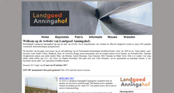 Desktop Screenshot of anningahof.nl